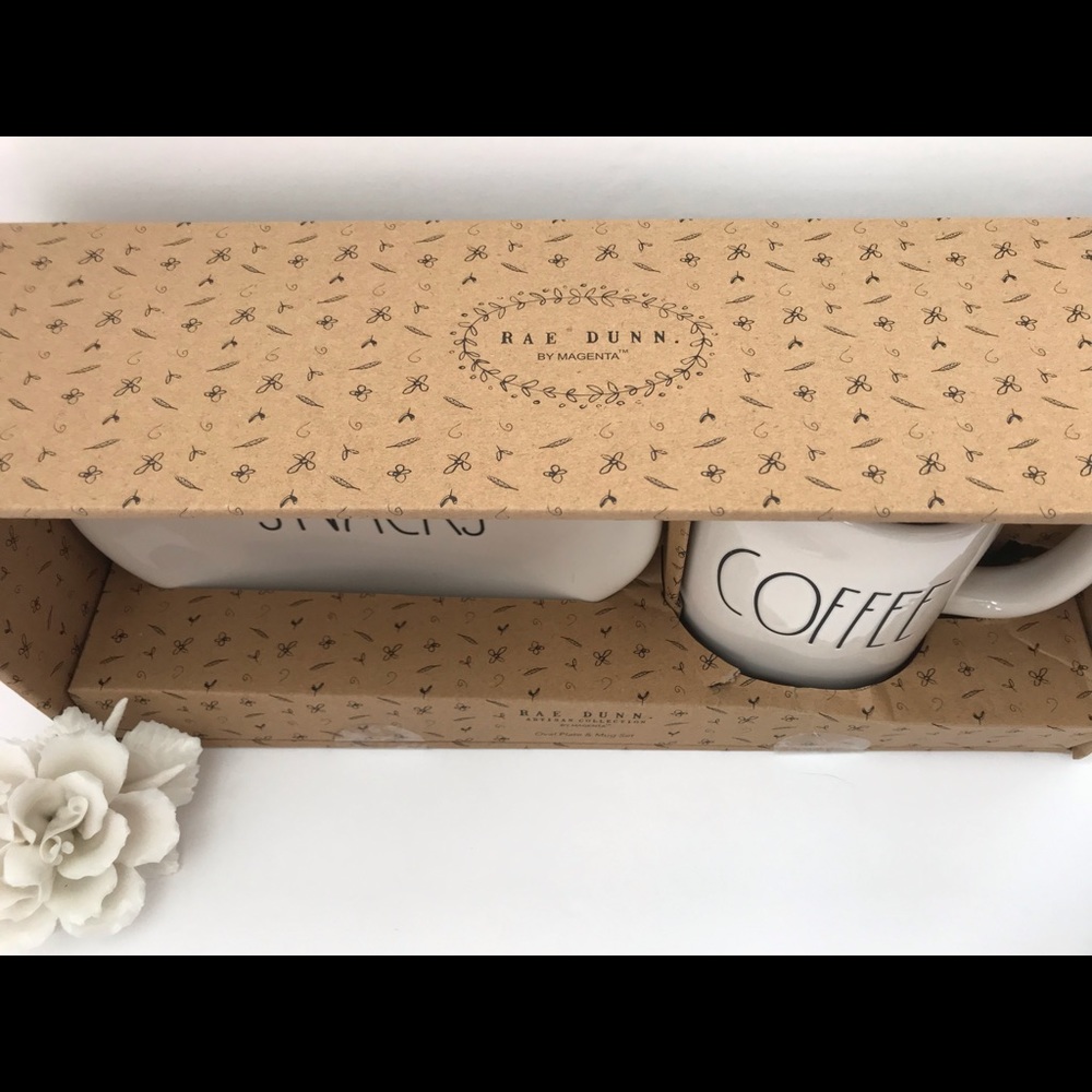 🆕New  ☕️ Rae Dunn Coffee & Snacks Gift Set - Picture 6 of 8